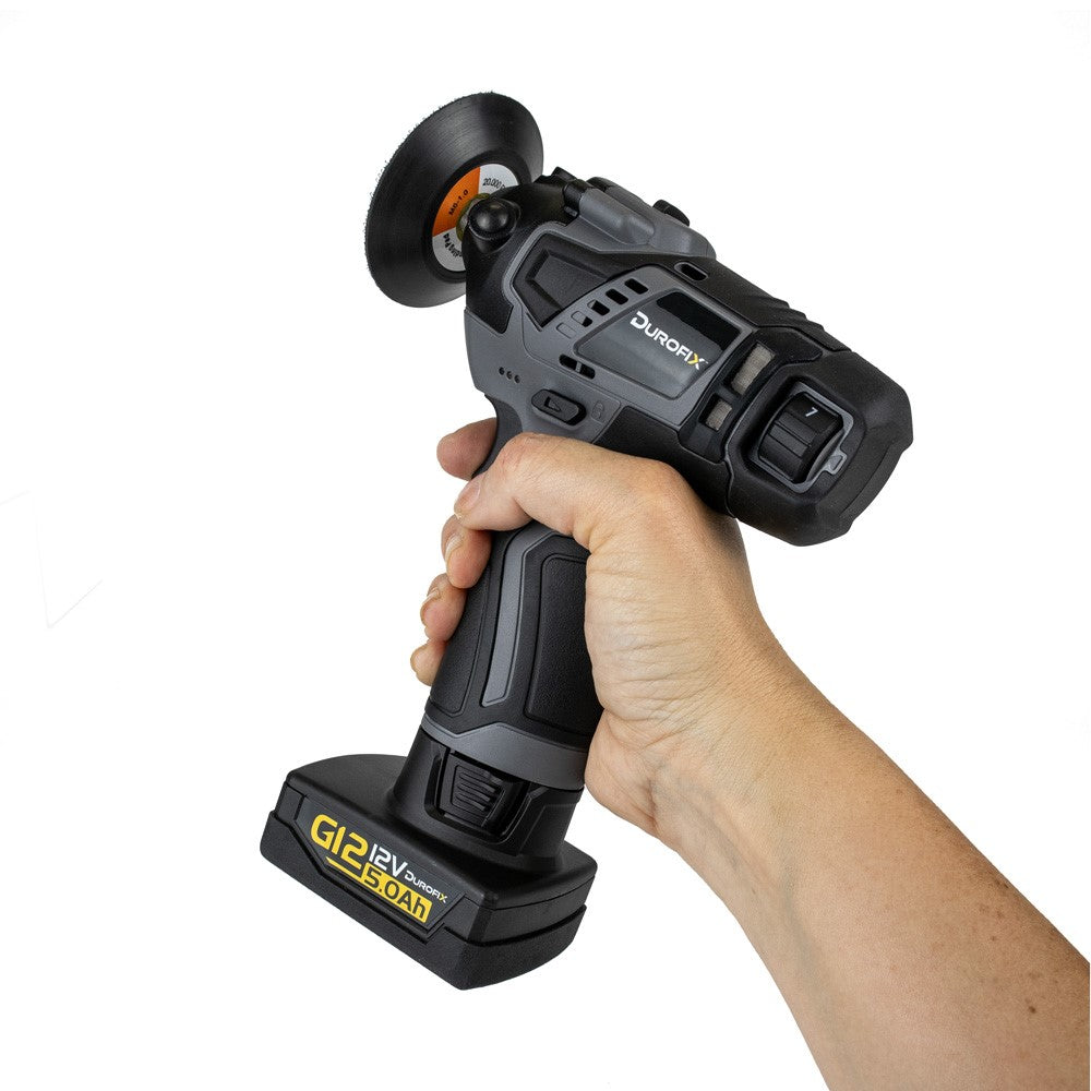 Durofix RS1222 – Batteridriven poler- och slipmaskin 12V, 5Ah