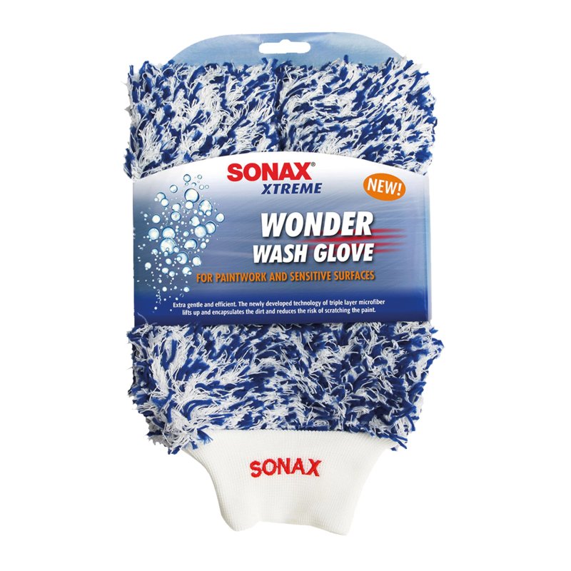 SONAX Xtreme Wonder Wash Glove – Premium mikrofiberhandske för skonsam och effektiv biltvätt