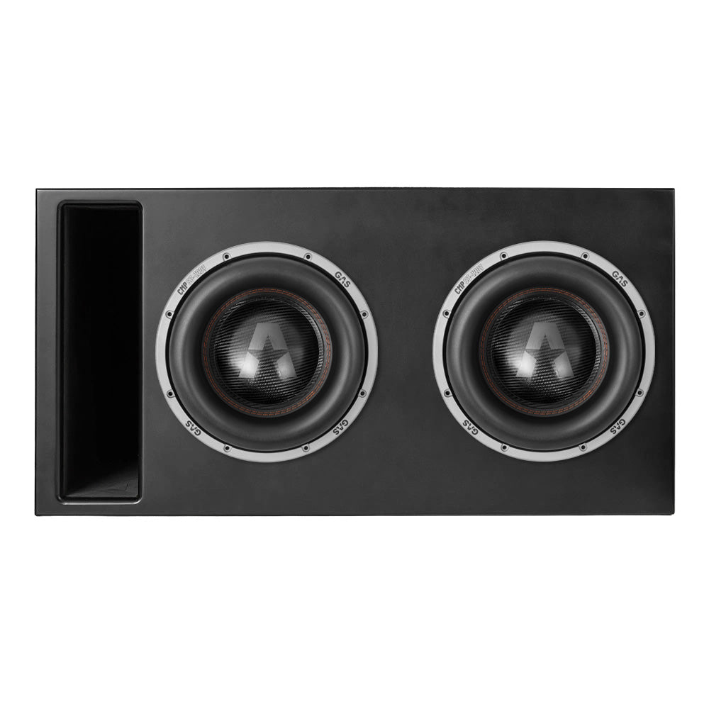 Portad 2x12 tums Comp-låda med 2st GAS CMP S3-12D1