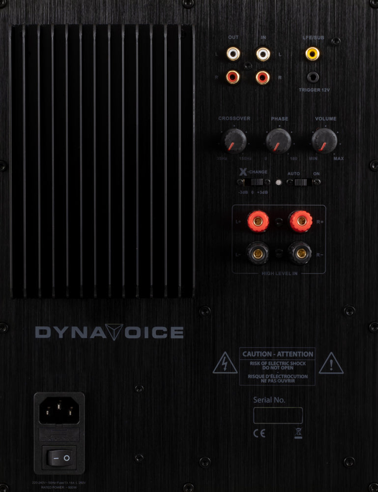 Dynavoice Definition DF-8II 5.1 högtalarpaket med CSB-V12, svart