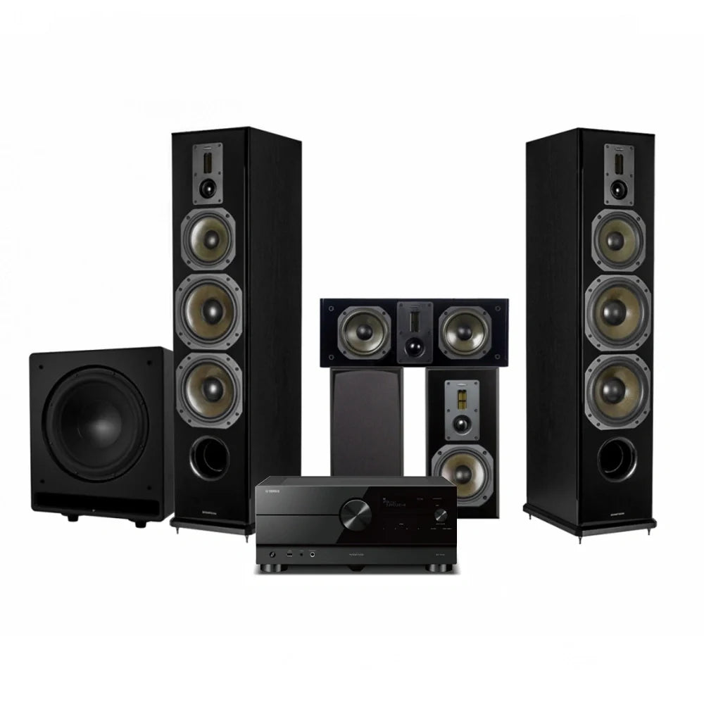 Dynavoice Definition DF-8II 5.1 hemmabiopaket med Yamaha RX-A4A