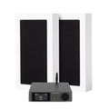 Dynavoice CA802BT & 2-pack DLS Flatbox Midi v2, stereopaket