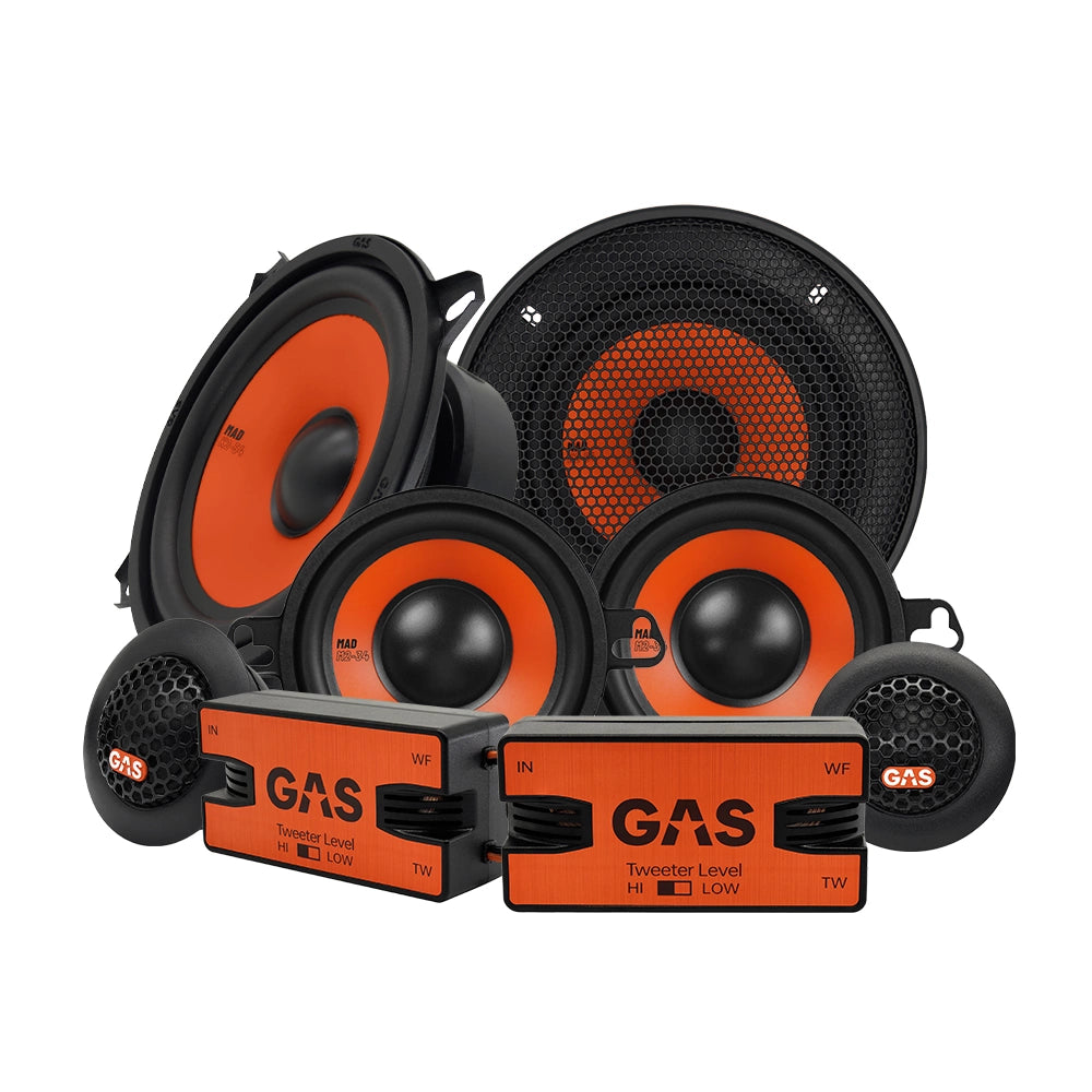 GAS MAD K2-54 & MAD M2-34, 3-vägs 5.25 tums kitsystem