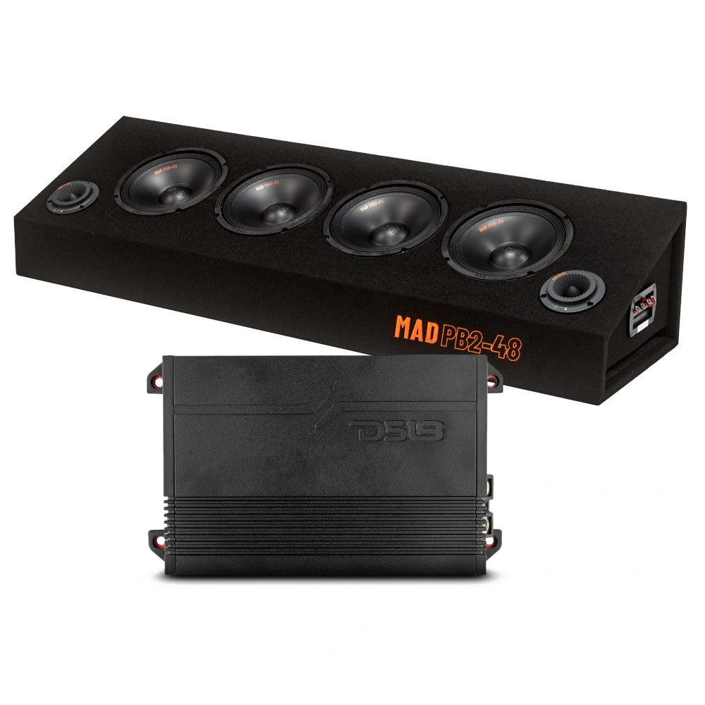 GAS MAD PB2-48 & DS18 G700.2D, kraftfullt 8" raggarpaket