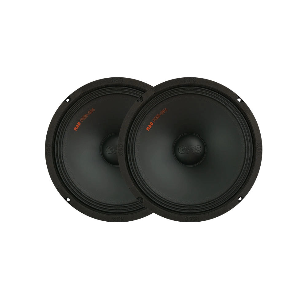 2-pack GAS MAD PM2-104, grym 10 tums midbas