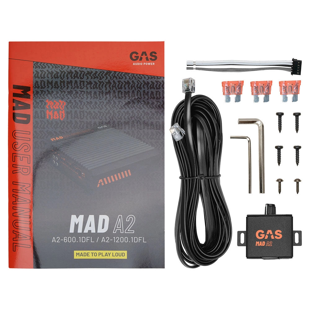 2-pack GAS MAD S2-12D2 med MAD A2-1200.1DFL, baspaket