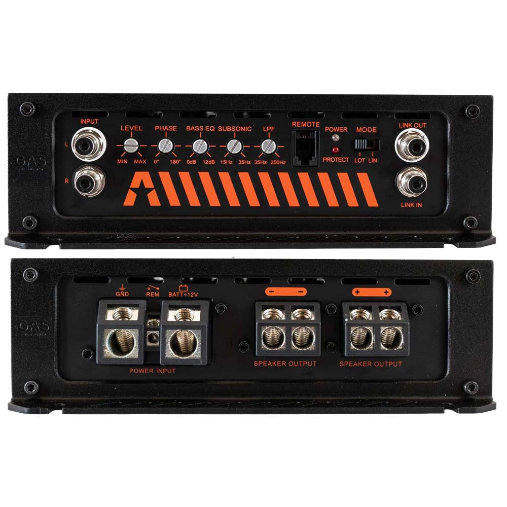 2-pack GAS MAD S3-10D2 & MAX A2-1500.1DL, baspaket