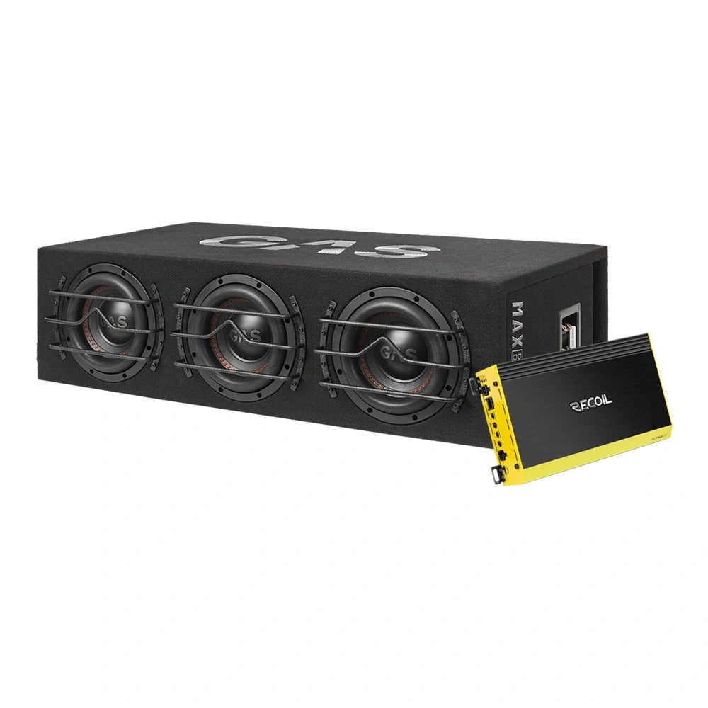 GAS MAX B1-38 med Recoil RL1600.1, 3x8" baspaket