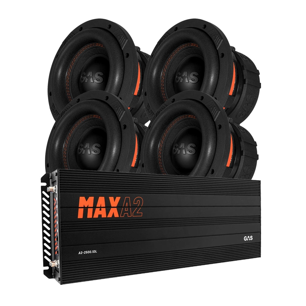 4-pack GAS MAX S1-8D1 & MAX A2-2500.1DL, baspaket till jänkare