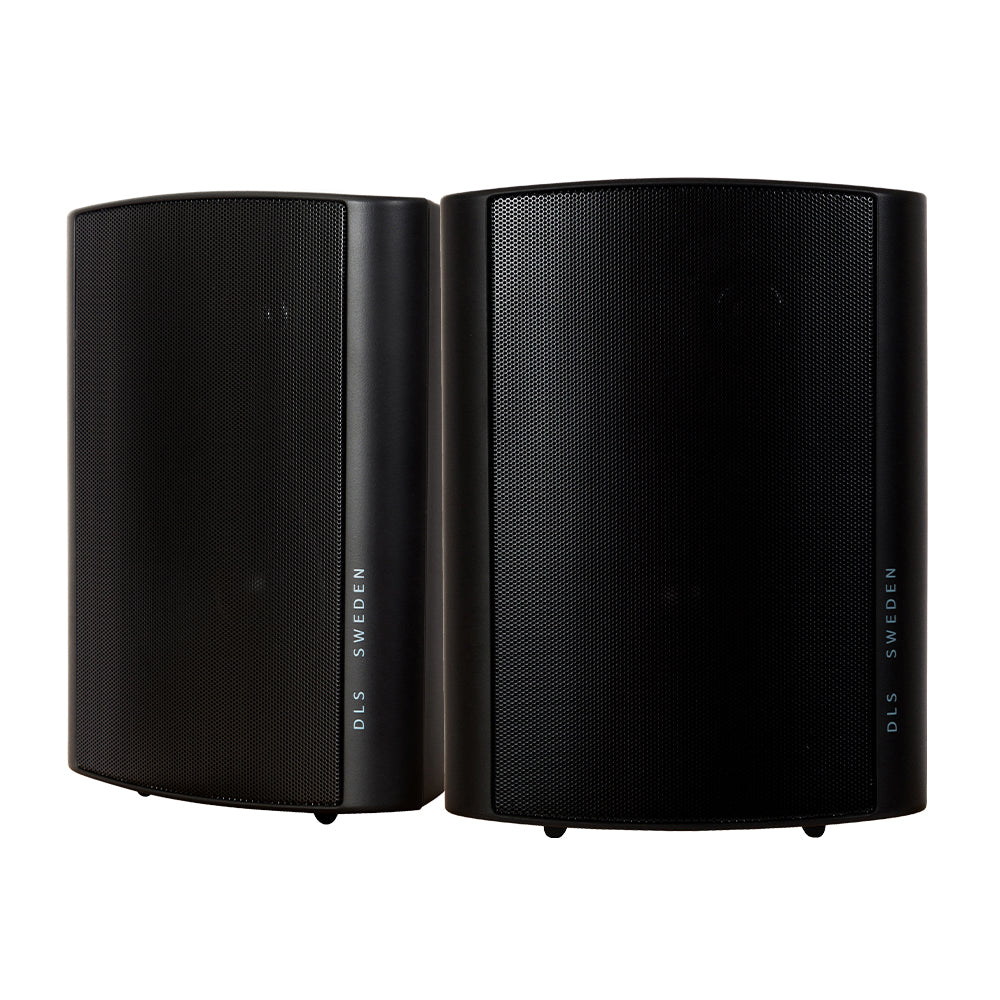 Dynavoice CA802BT med SC4B & 2 par DLS MB6i utomhushögtalare, svart