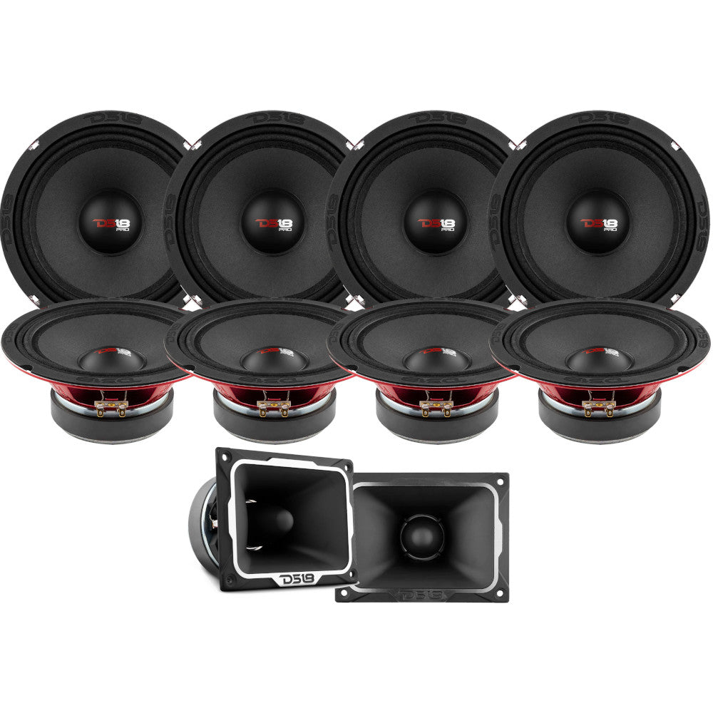 8-pack DS18 PRO-X8.4M med PRO-TWX5, SPL-paket large