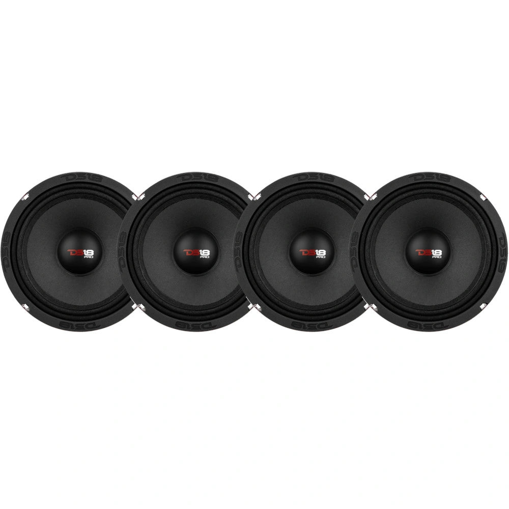 4-pack DS18 PRO-X8.4M, 8 tums midbas