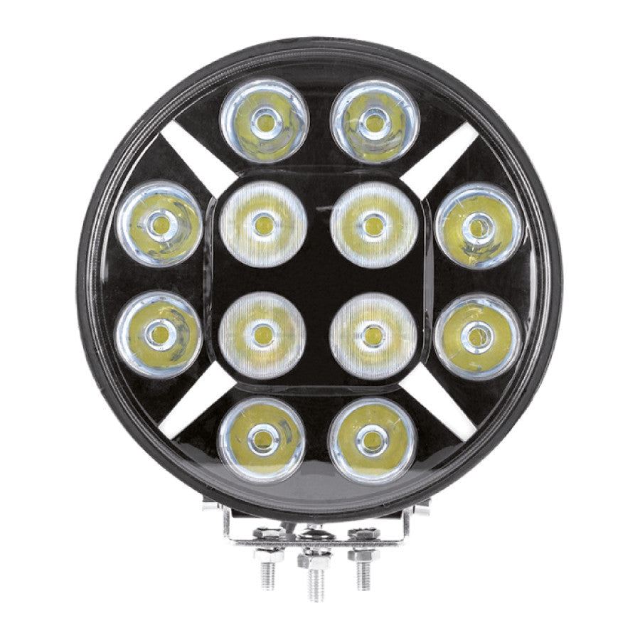 2-pack NIZLED R120DRL, 9 tum / 22 cm extraljus med DRL, 120W