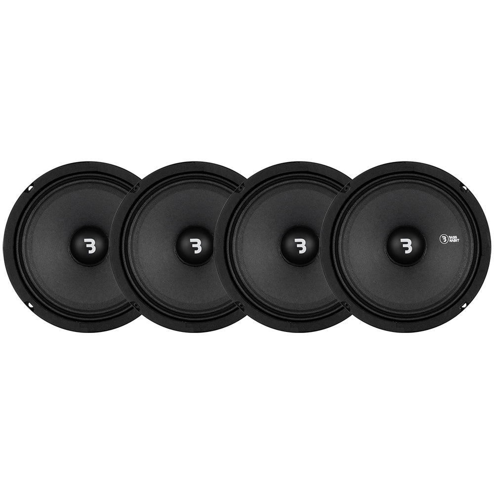 4-Pack Bass Habit SP165M 6.5tums midbas