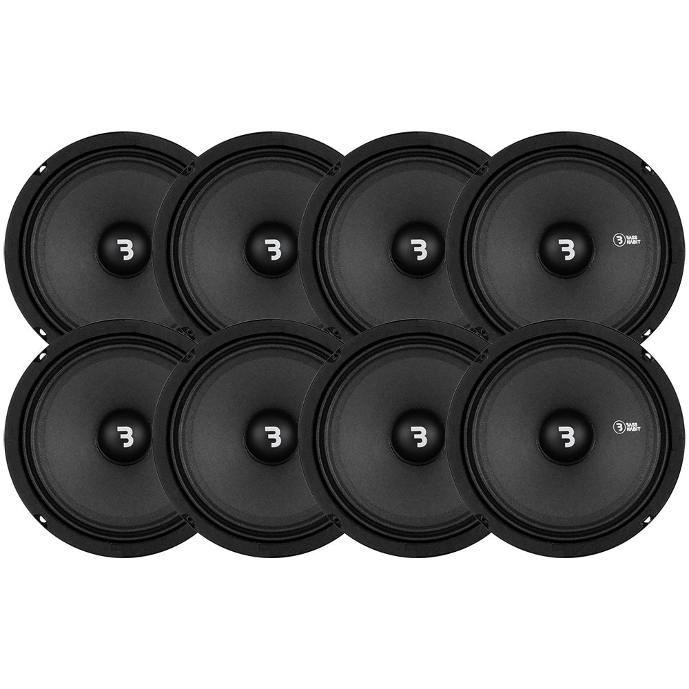 8-Pack Bass Habit SP165M 6.5tums midbas