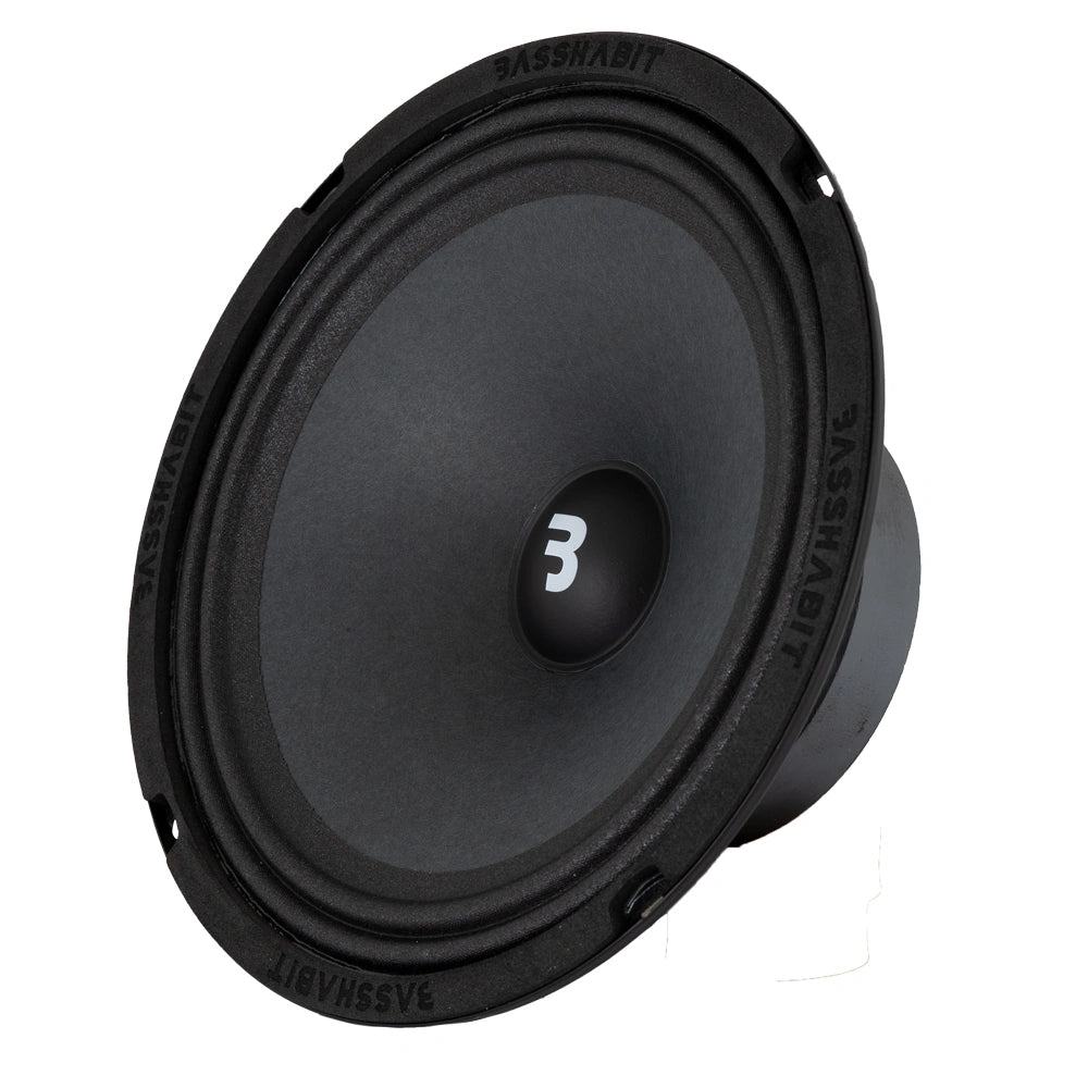 4-pack Bass Habit Play SP200M med diskanter och bilschamnpo