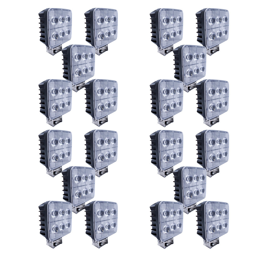 20-pack NIZLED W36RF, back-/arbetsljus, 36W, arbetsljuspaket