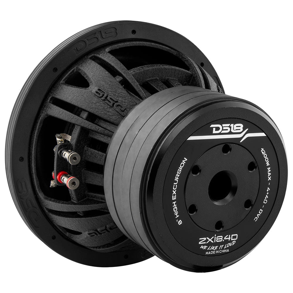 2-pack DS18 ZXI8.4D, långslagigt 8 tums baselement