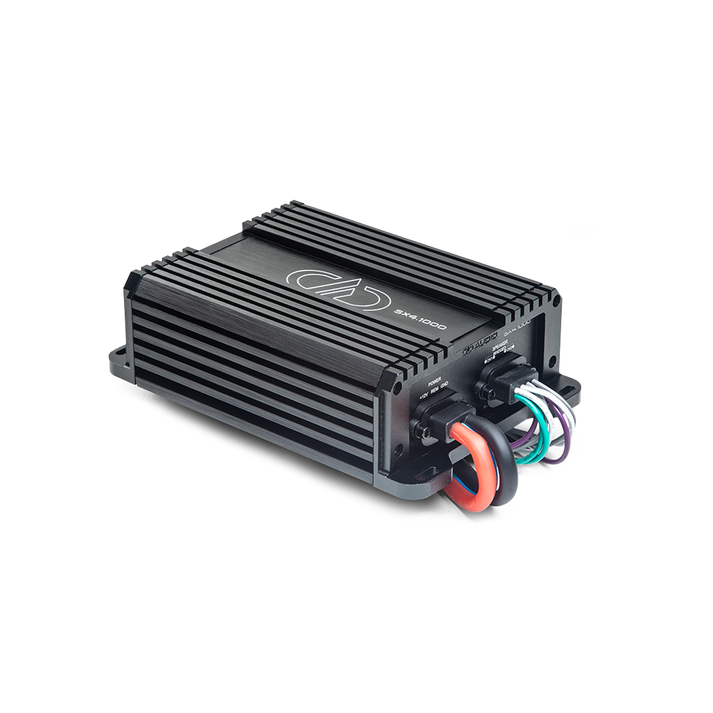 DD AUDIO SX4.1000, fyrkanaligt slutsteg