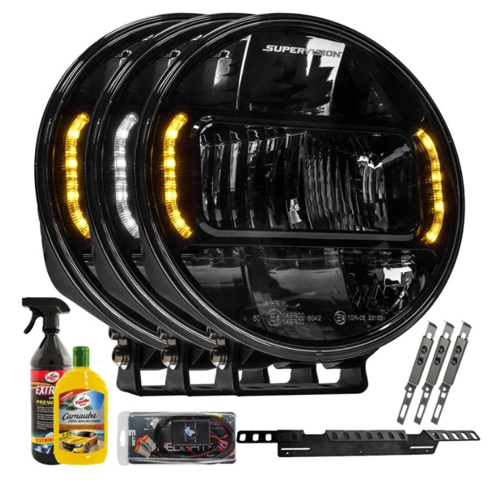 3-PACK SUPERVISION REVOLUTION 9" PRO SPECIALPAKET