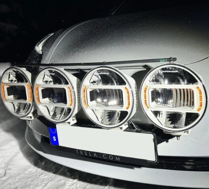 4-PACK SUPERVISION REVOLUTION WHITE 9" PRO EXTRALJUSKIT