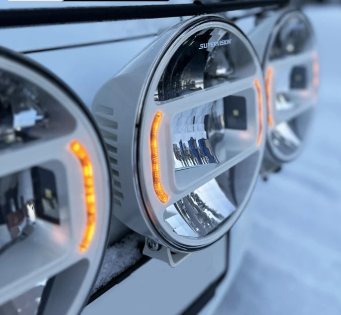 4-PACK SUPERVISION REVOLUTION WHITE 9" PRO EXTRALJUSKIT