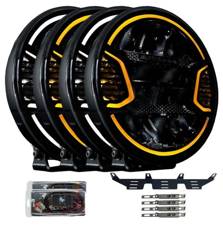 4-PACK SUPERVISION ARC 9" PRO EXTRALJUSKIT