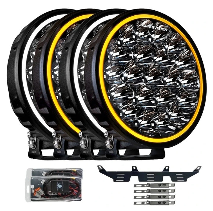 4-PACK SUPERVISION XTREME 9" EXTRALJUSKIT