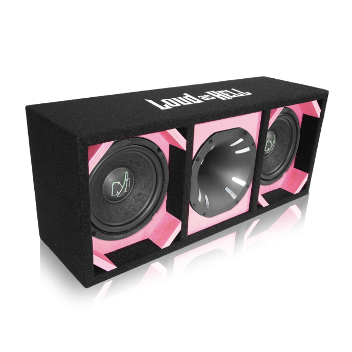 2x8" LW-80A4 Pro låda med Inferno Horn