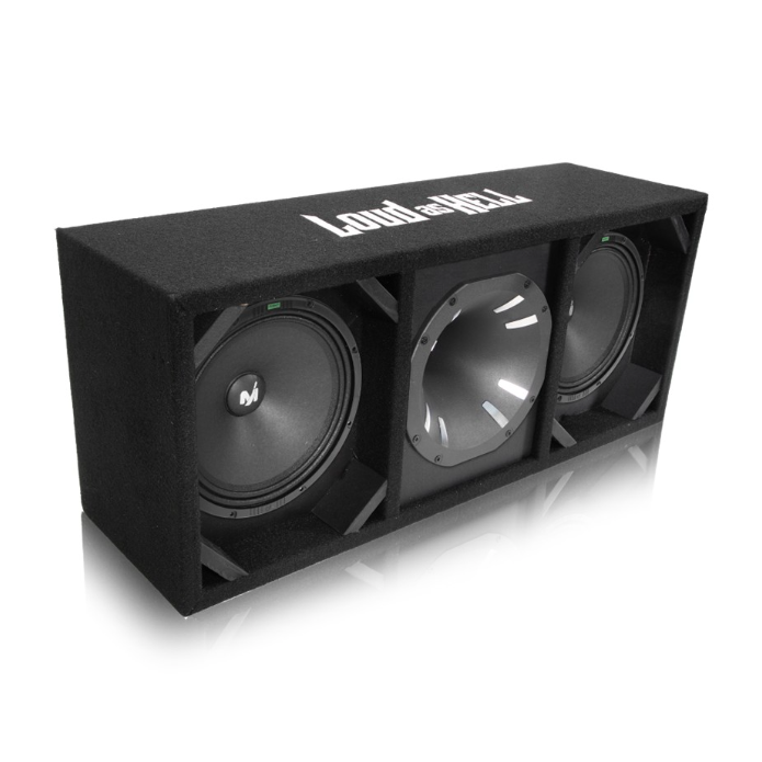 2x8" Fight 80 midbass Pro låda med Terror Horn