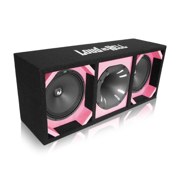 2x8" Fight 80 midbass Pro låda med Terror Horn