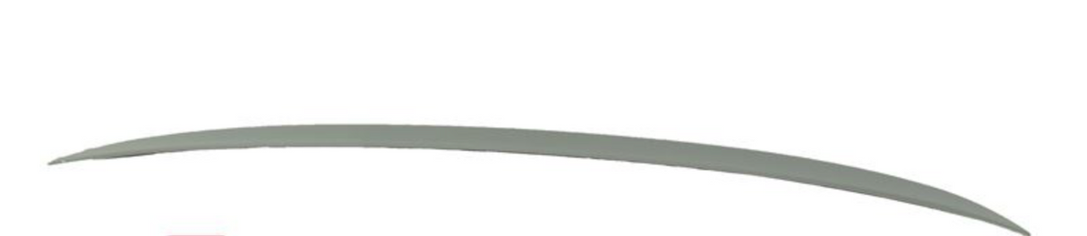BMW E90 Bakspoiler Motorsport - Råmaterial Grå