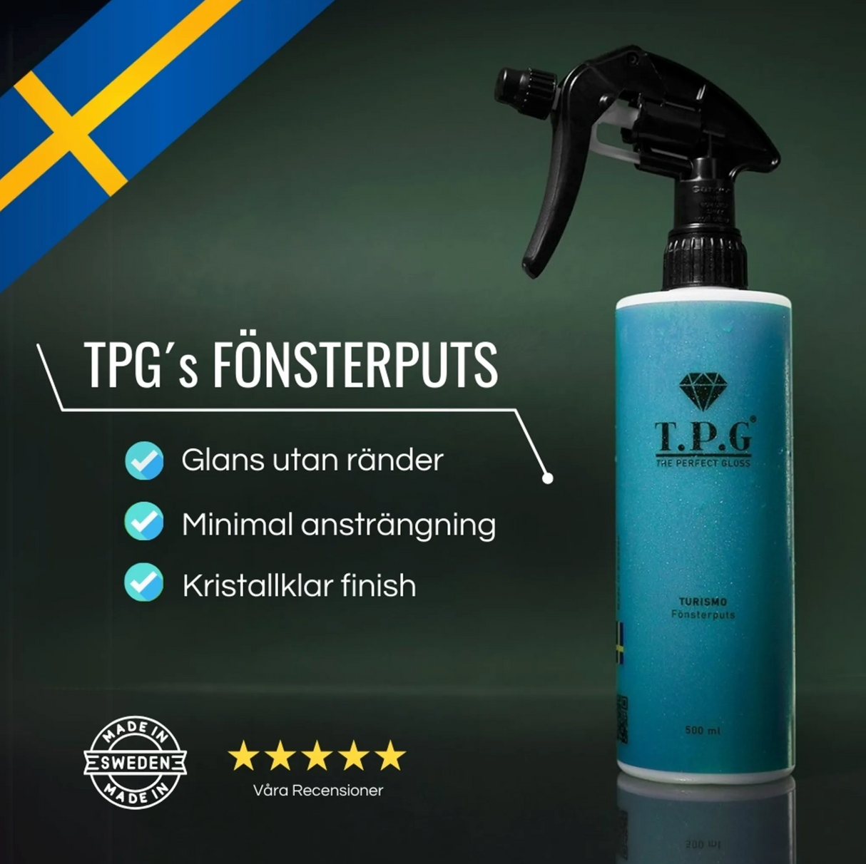 Turismo - Fönsterputs 75ml
