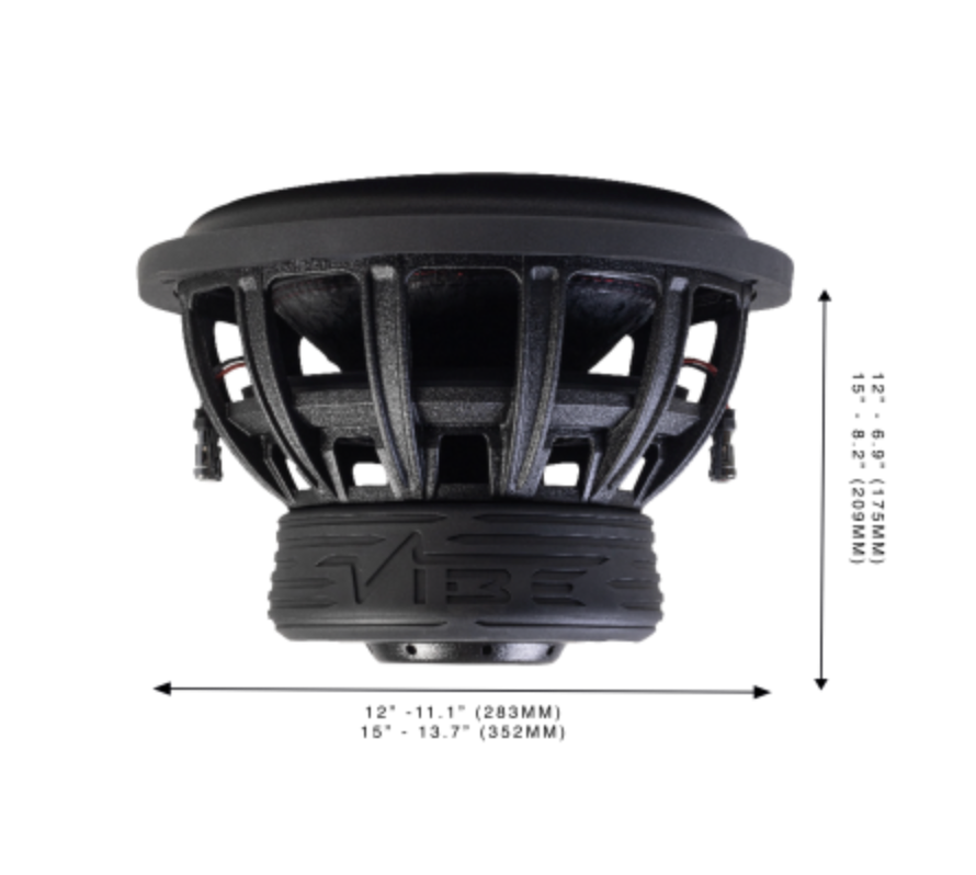 Vibe BLACKDEATH15D2 1x15" Loud as Hell Baslåda