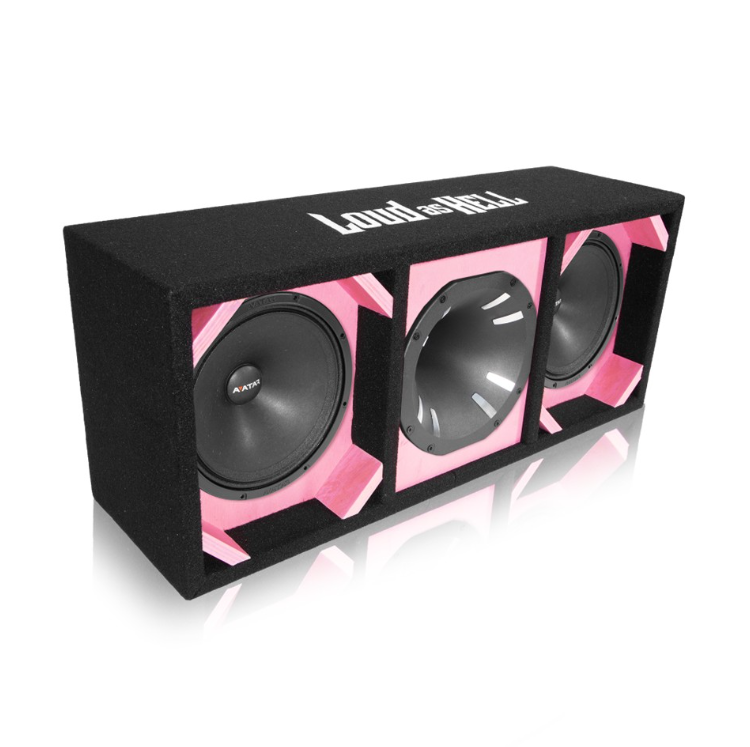 2x8" MTU-81LE Pro låda med Terror Horn