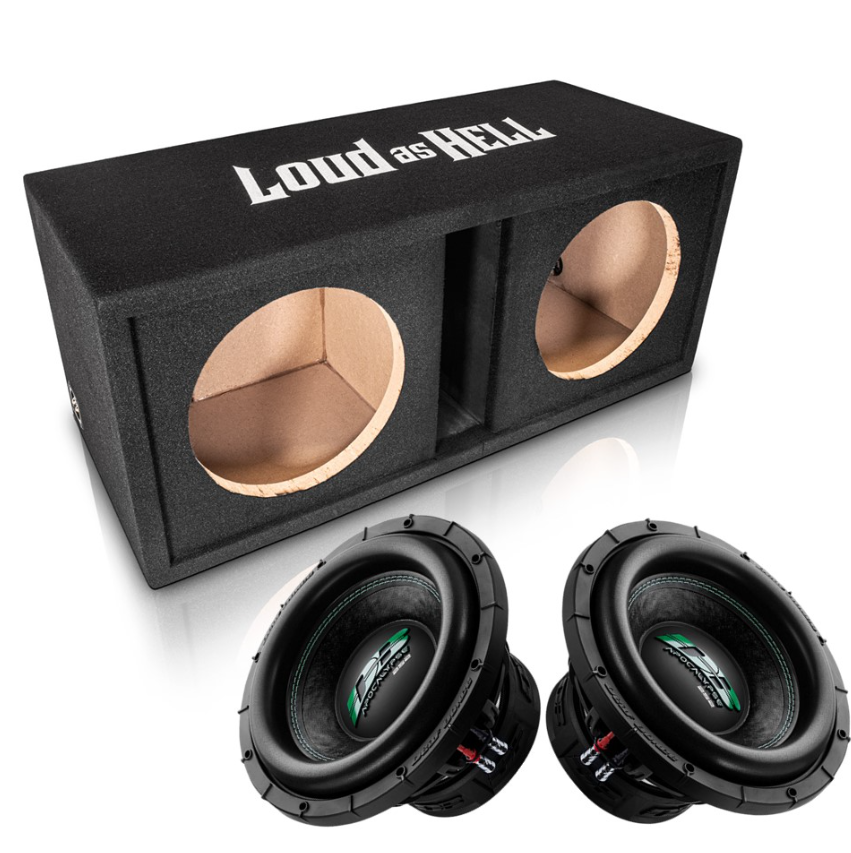 Deaf Bonce 2x12" LOUD AS HELL låda 2x1 Ohm