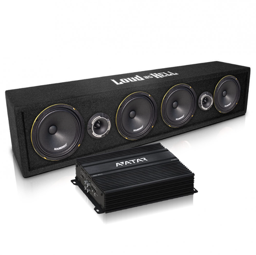 Soundmax SX-MX6 LOUD AS HELL planka Ampkit Pro V2