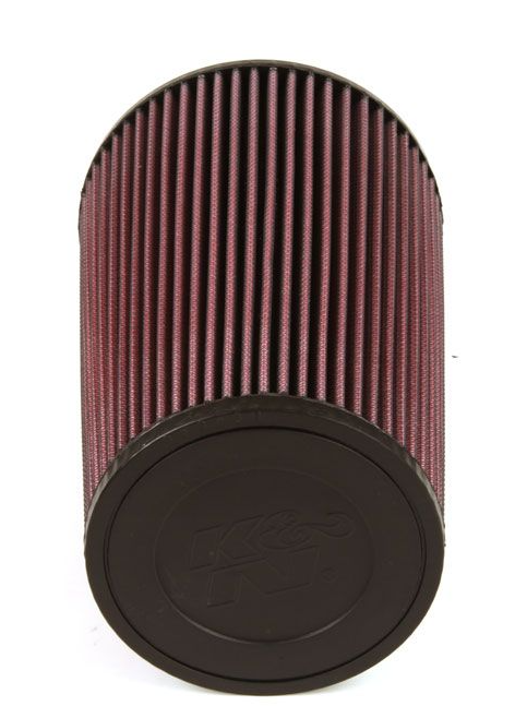 KN koniskt universal sportluftfilter, fläns centrerad diameter 76MM / diameter topp 121MM / diameter bas 152MM höjd 228MM, max. 370HK