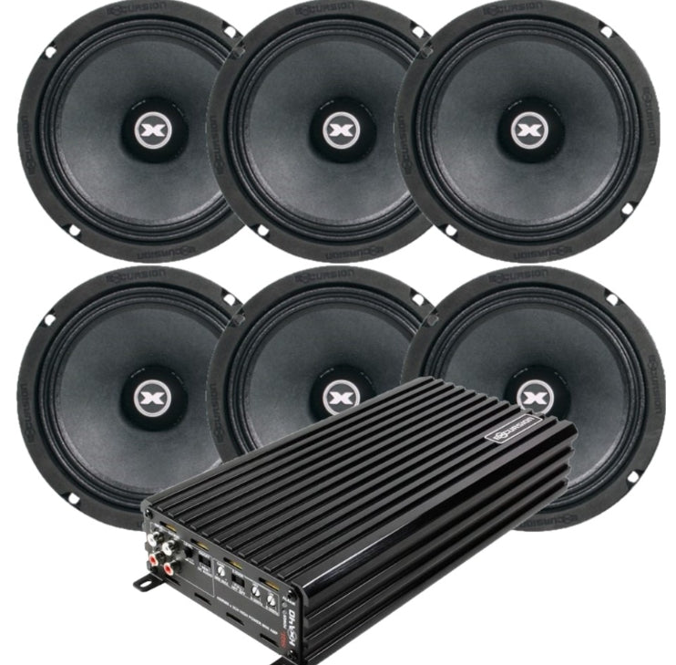 Excursion 6.5" 6-pack Ampkit