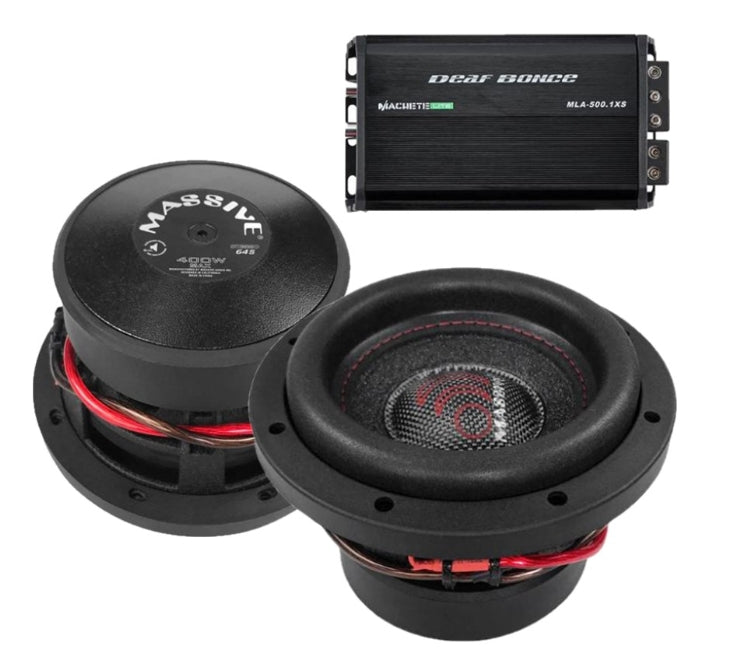 Massive Audio 2x6" SUMMO ampkit