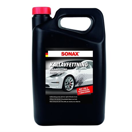 SONAX Kallavfettning med Tjärlösare 5L – Petroleumbaserad, kraftfull kallavfettning för tuff smuts