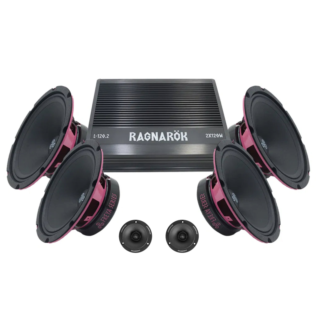 Ragnarök Freya 4x8" Amp kit SPL