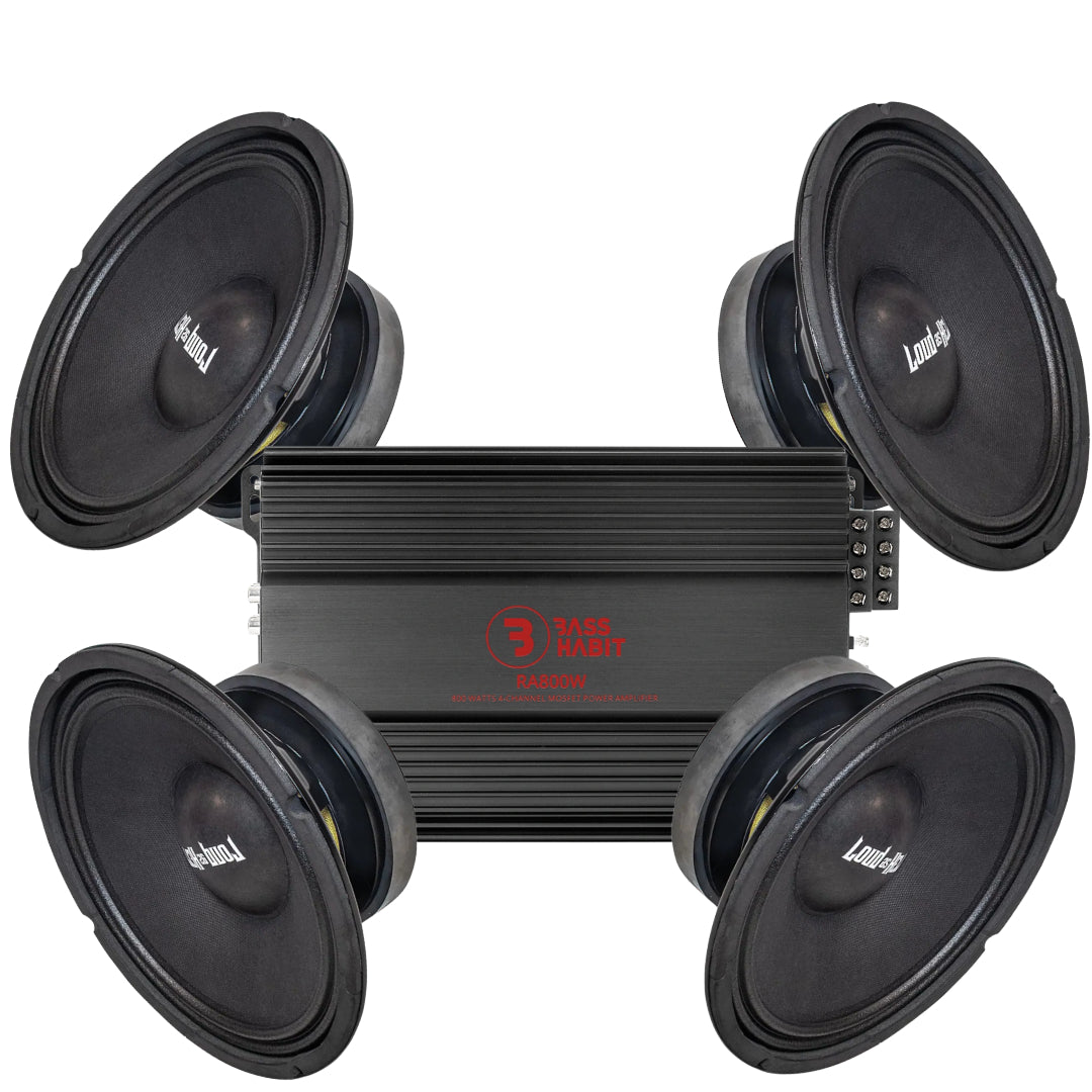 4-Pack Loud as Hell Chaos 10" med RA800W
