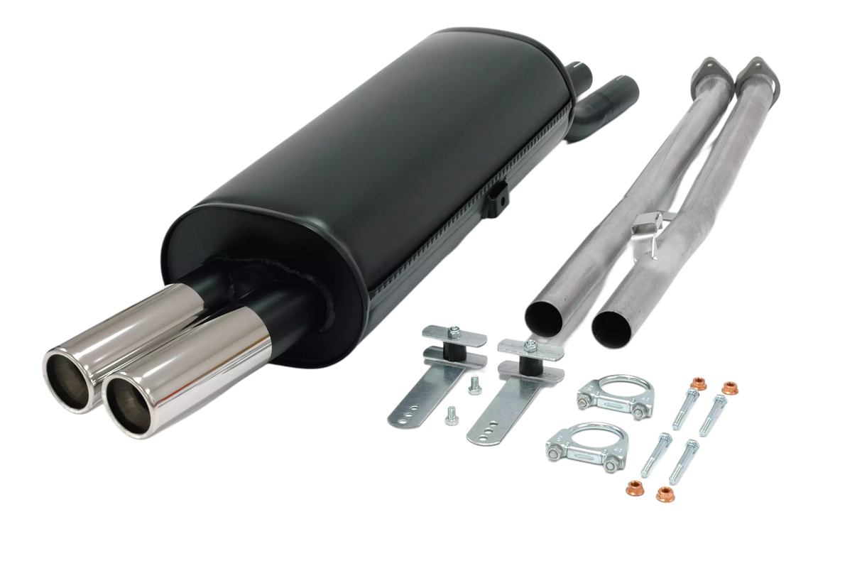 Avgassystem BMW E30 320-325 kat 2*70
