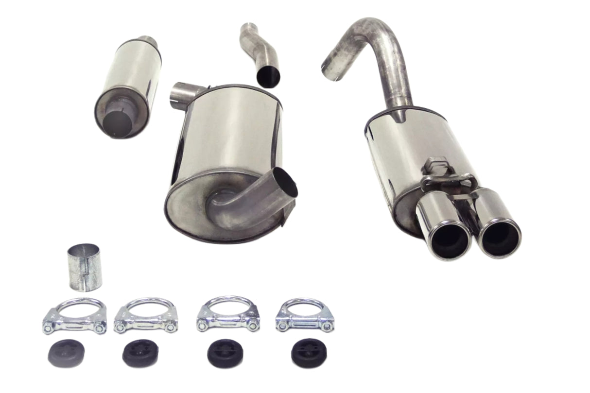 Avgassystem Audi 80, 90, coupé 1.6- 2.3 2*70