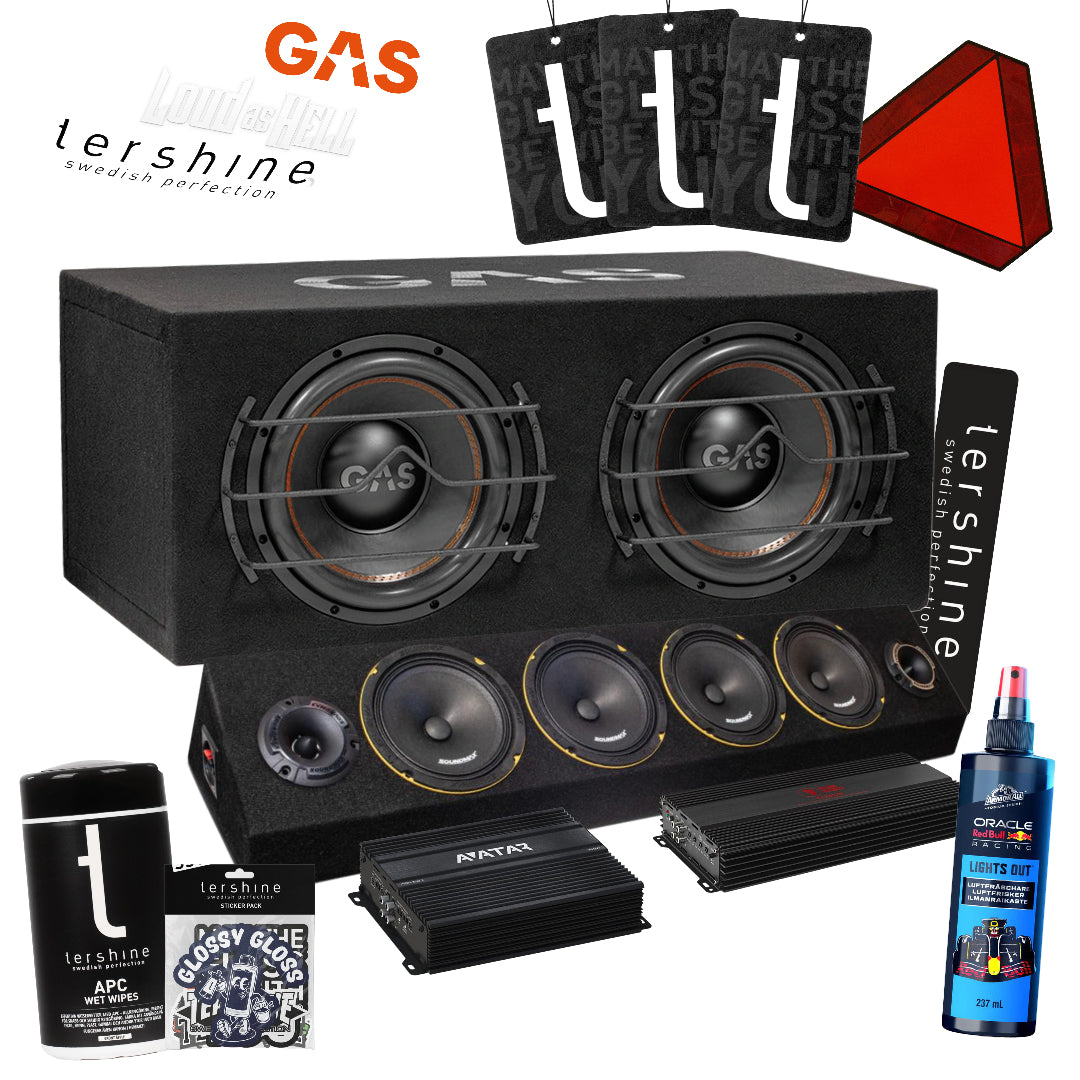 GAS MAX B1-212 med Soundmax SX-MX6, Extremt A-traktor paket