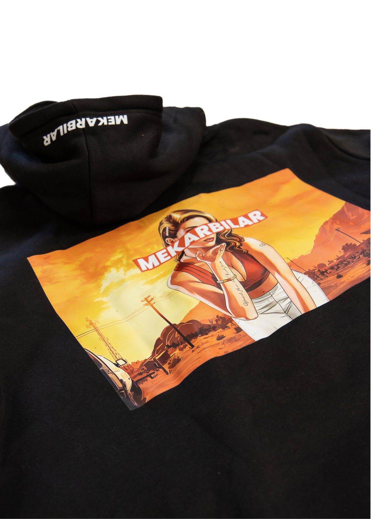 MekarBilar Hoodie Svart, M