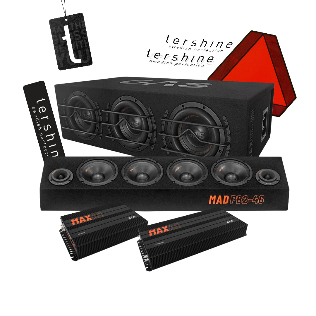 GAS MAX B1-38 A-traktor paket med Terhsine tillbehör, Helt maxat raggarkit