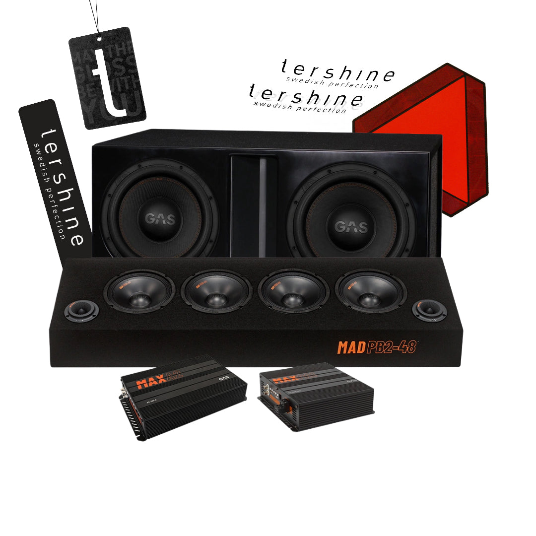 MAX S1-12 A-traktor paket med Tershine tillbehör, Helt maxat raggarkit
