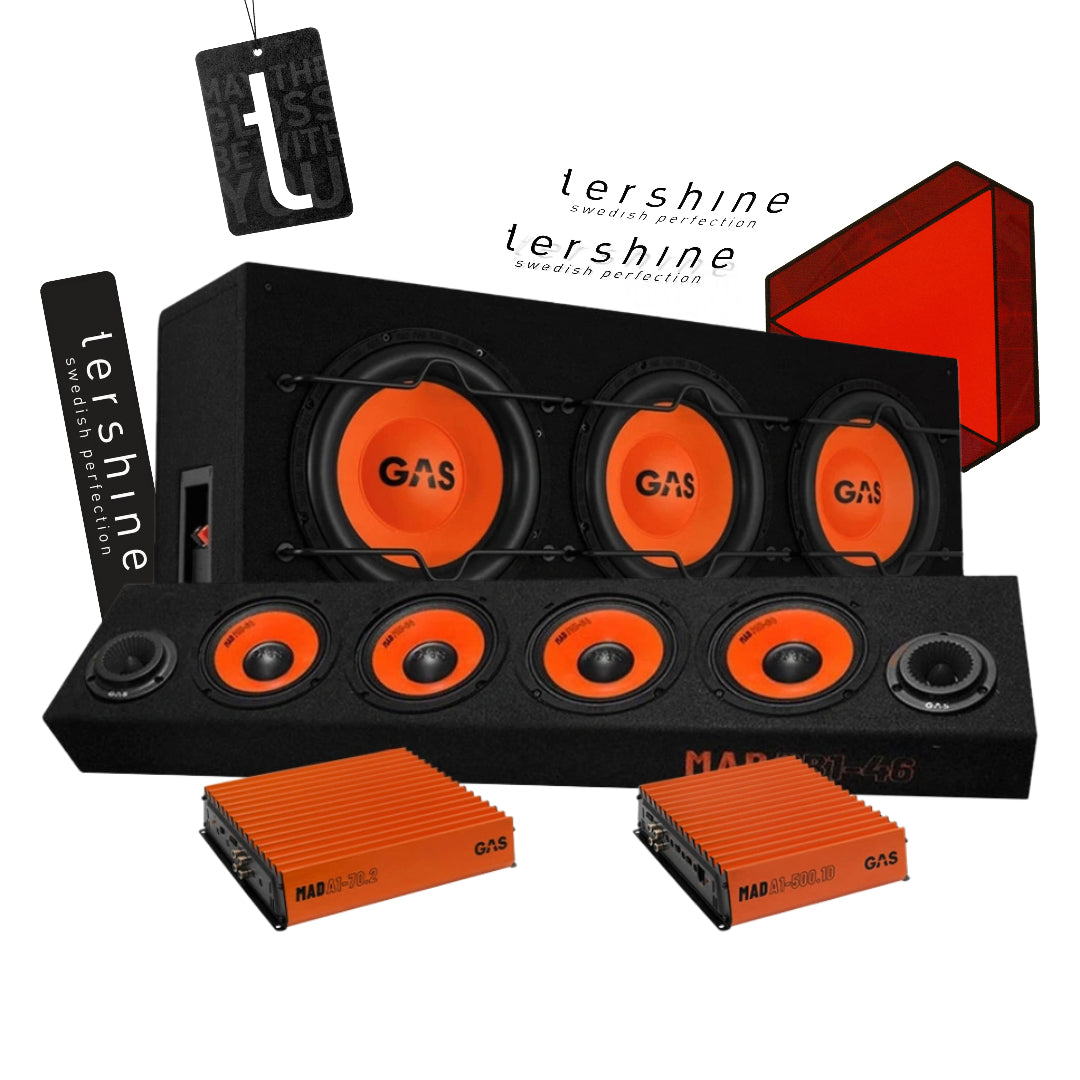 GAS MAD B1-310 A-traktor paket med Tershine tillbehör, Brutalt raggarkit